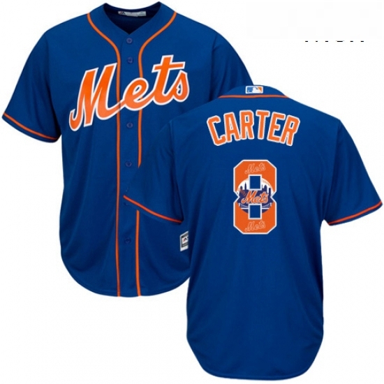Mens Majestic New York Mets 8 Gary Carter Authentic Royal Blue Team Logo Fashion Cool Base MLB Jersey Mens Majestic New York Mets 8 Gary Carter Authentic Royal Blue Team Logo Fashion Cool Base MLB Jersey