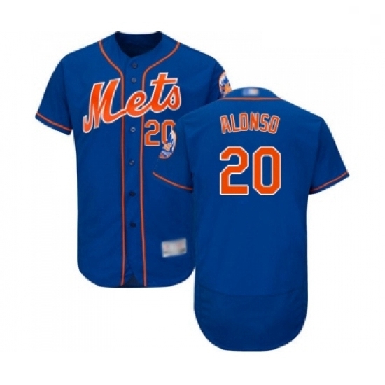 Mens New York Mets 20 Pete Alonso Royal Blue Alternate Flex Base Authentic Collection Baseball Jersey Mens New York Mets 20 Pete Alonso Royal Blue Alternate Flex Base Authentic Collection Baseball Jersey