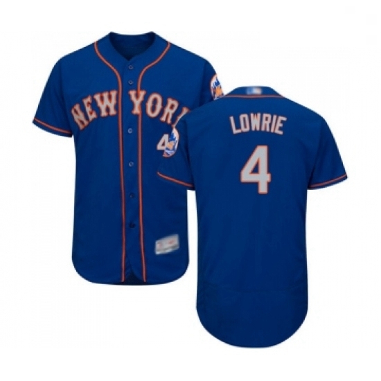 Mens New York Mets 4 Jed Lowrie Royal Gray Alternate Flex Base Authentic Collection Baseball Jersey Mens New York Mets 4 Jed Lowrie Royal Gray Alternate Flex Base Authentic Collection Baseball Jersey
