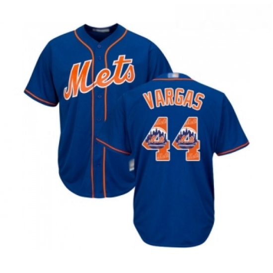 Mens New York Mets 44 Jason Vargas Authentic Royal Blue Team Logo Fashion Cool Base Baseball Jersey Mens New York Mets 44 Jason Vargas Authentic Royal Blue Team Logo Fashion Cool Base Baseball Jersey
