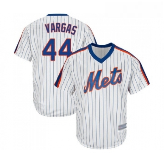 Mens New York Mets 44 Jason Vargas Replica White Alternate Cool Base Baseball Jersey Mens New York Mets 44 Jason Vargas Replica White Alternate Cool Base Baseball Jersey
