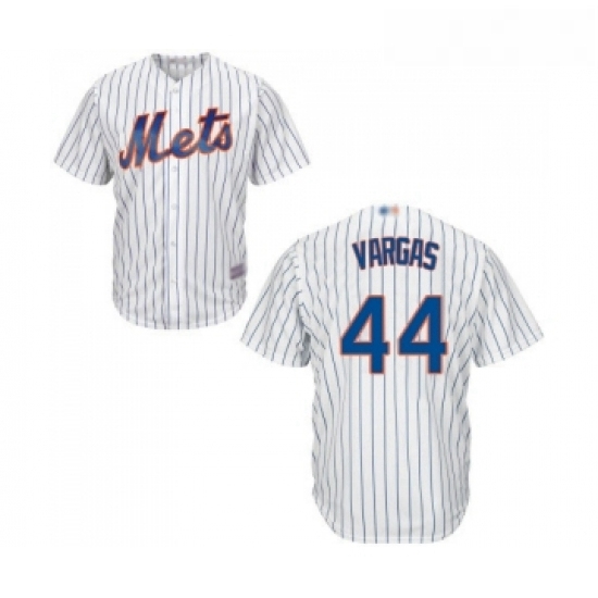 Mens New York Mets 44 Jason Vargas Replica White Home Cool Base Baseball Jersey Mens New York Mets 44 Jason Vargas Replica White Home Cool Base Baseball Jersey
