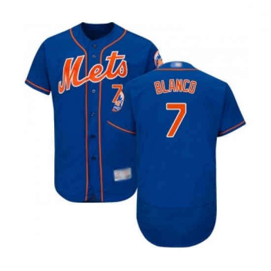 Mens New York Mets 7 Gregor Blanco Royal Blue Alternate Flex Base Authentic Collection Baseball Jersey Mens New York Mets 7 Gregor Blanco Royal Blue Alternate Flex Base Authentic Collection Baseball Jersey