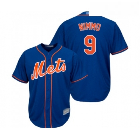 Mens New York Mets 9 Brandon Nimmo Replica Royal Blue Alternate Home Cool Base Baseball Jersey Mens New York Mets 9 Brandon Nimmo Replica Royal Blue Alternate Home Cool Base Baseball Jersey