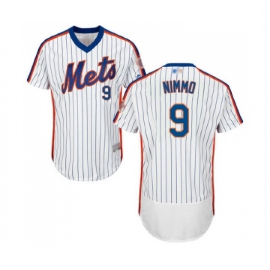 Mens New York Mets 9 Brandon Nimmo White Alternate Flex Base Authentic Collection Baseball Jersey Mens New York Mets 9 Brandon Nimmo White Alternate Flex Base Authentic Collection Baseball Jersey
