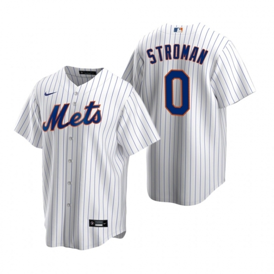 Mens Nike New York Mets 0 Marcus Stroman White 2020 Home Stitched Baseball Jersey Mens Nike New York Mets 0 Marcus Stroman White 2020 Home Stitched Baseball Jersey