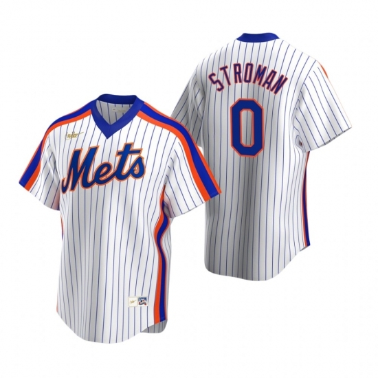 Mens Nike New York Mets 0 Marcus Stroman White Cooperstown Collection Home Stitched Baseball Jersey Mens Nike New York Mets 0 Marcus Stroman White Cooperstown Collection Home Stitched Baseball Jersey