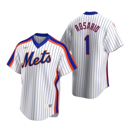 Mens Nike New York Mets 1 Amed Rosario White Cooperstown Collection Home Stitched Baseball Jersey Mens Nike New York Mets 1 Amed Rosario White Cooperstown Collection Home Stitched Baseball Jersey