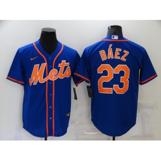 Men's Nike New York Mets #23 Keon Broxton Blue Game Authentic Baseball Jersey Men's Nike New York Mets #23 Keon Broxton Blue Game Authentic Baseball Jersey