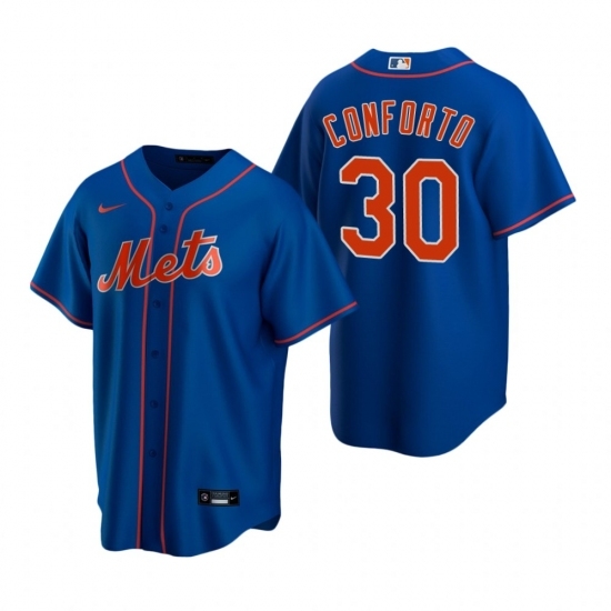 Mens Nike New York Mets 30 Michael Conforto Royal Alternate Stitched Baseball Jerse Mens Nike New York Mets 30 Michael Conforto Royal Alternate Stitched Baseball Jerse