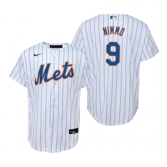 Mens Nike New York Mets 9 Brandon Nimmo White Home Stitched Baseball Jersey Mens Nike New York Mets 9 Brandon Nimmo White Home Stitched Baseball Jersey