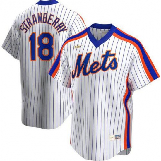 Mets 18 Darryl Strawberry White 2020 Nike Cool Base Jersey Mets 18 Darryl Strawberry White 2020 Nike Cool Base Jersey