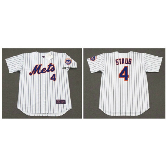 Mets 4 Rusty Staub White Throwback Cool Base Jersey Mets 4 Rusty Staub White Throwback Cool Base Jersey