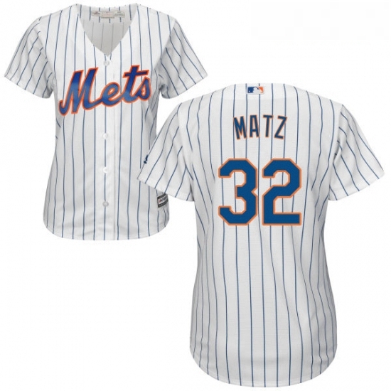 Womens Majestic New York Mets 32 Steven Matz Authentic White Home Cool Base MLB Jersey Womens Majestic New York Mets 32 Steven Matz Authentic White Home Cool Base MLB Jersey