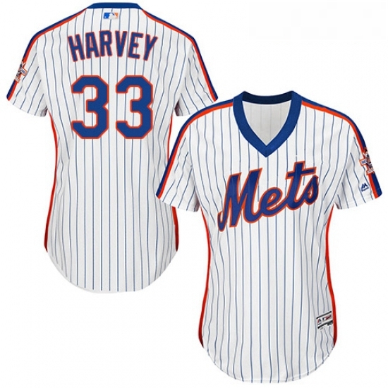 Womens Majestic New York Mets 33 Matt Harvey Authentic White Alternate Cool Base MLB Jersey Womens Majestic New York Mets 33 Matt Harvey Authentic White Alternate Cool Base MLB Jersey