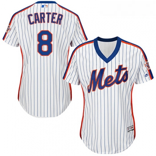 Womens Majestic New York Mets 8 Gary Carter Replica White Alternate Cool Base MLB Jersey Womens Majestic New York Mets 8 Gary Carter Replica White Alternate Cool Base MLB Jersey