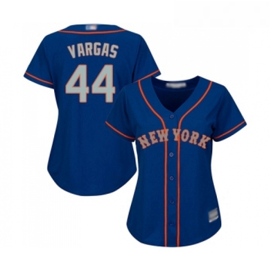 Womens New York Mets 44 Jason Vargas Authentic Royal Blue Alternate Road Cool Base Baseball Jersey Womens New York Mets 44 Jason Vargas Authentic Royal Blue Alternate Road Cool Base Baseball Jersey