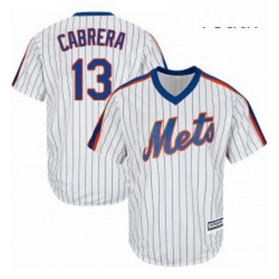 Youth Majestic New York Mets 13 Asdrubal Cabrera Authentic White Alternate Cool Base MLB Jersey Youth Majestic New York Mets 13 Asdrubal Cabrera Authentic White Alternate Cool Base MLB Jersey