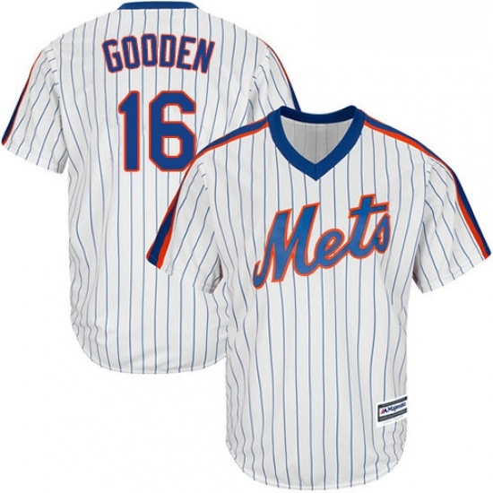 Youth Majestic New York Mets 16 Dwight Gooden Replica White Alternate Cool Base MLB Jersey Youth Majestic New York Mets 16 Dwight Gooden Replica White Alternate Cool Base MLB Jersey