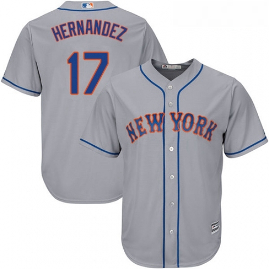 Youth Majestic New York Mets 17 Keith Hernandez Replica Grey Road Cool Base MLB Jersey Youth Majestic New York Mets 17 Keith Hernandez Replica Grey Road Cool Base MLB Jersey