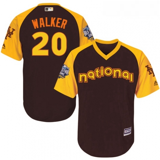 Youth Majestic New York Mets 20 Neil Walker Authentic Brown 2016 All Star National League BP Cool Base MLB Jersey Youth Majestic New York Mets 20 Neil Walker Authentic Brown 2016 All Star National League BP Cool Base MLB Jersey