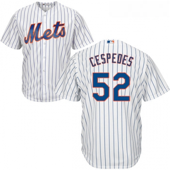 Youth Majestic New York Mets 52 Yoenis Cespedes Authentic White Home Cool Base MLB Jersey Youth Majestic New York Mets 52 Yoenis Cespedes Authentic White Home Cool Base MLB Jersey
