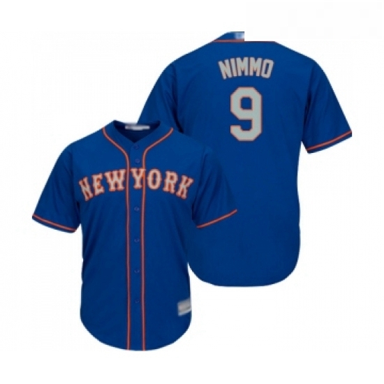 Youth New York Mets 9 Brandon Nimmo Authentic Royal Blue Alternate Road Cool Base Baseball Jersey Youth New York Mets 9 Brandon Nimmo Authentic Royal Blue Alternate Road Cool Base Baseball Jersey