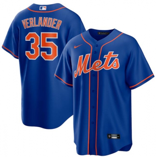 Youth New York Mets Justin Verlander #35 Royal Blue Cool Base Stitched MLB jersey Youth New York Mets Justin Verlander #35 Royal Blue Cool Base Stitched MLB jersey