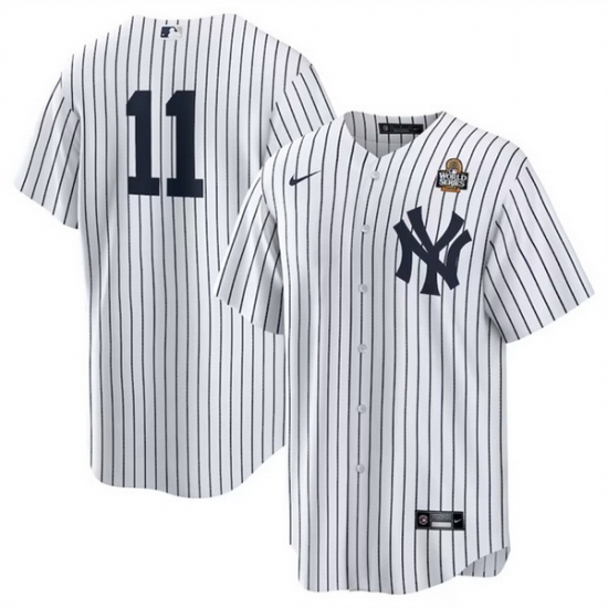 Men New York Yankees 11 Anthony Volpe White 2024 World Series Cool Base Stitched Baseball Jersey Men New York Yankees 11 Anthony Volpe White 2024 World Series Cool Base Stitched Baseball Jersey