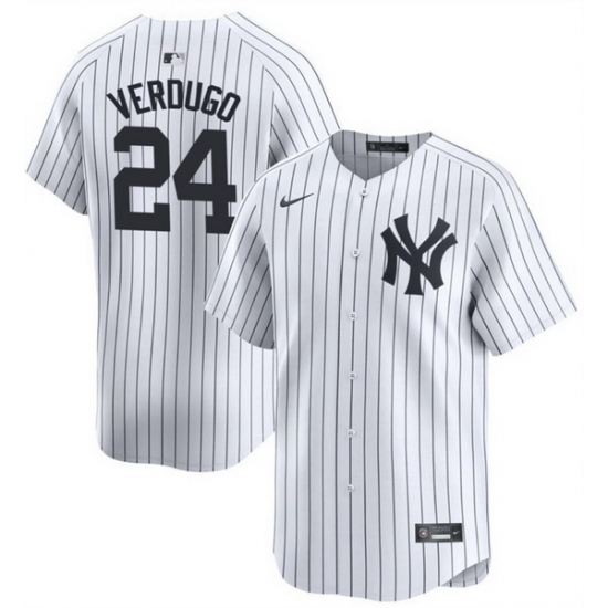Men New York Yankees 24 Alex Verdugo White 2024 Gome Limited Cool Base Stitched Baseball Jersey Men New York Yankees 24 Alex Verdugo White 2024 Gome Limited Cool Base Stitched Baseball Jersey