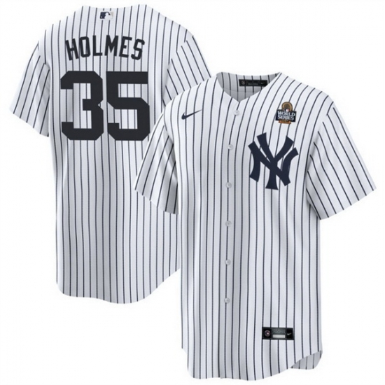 Men New York Yankees 35 Clay Holmes White 2024 World Series Cool Base Stitched Baseball Jersey Men New York Yankees 35 Clay Holmes White 2024 World Series Cool Base Stitched Baseball Jersey