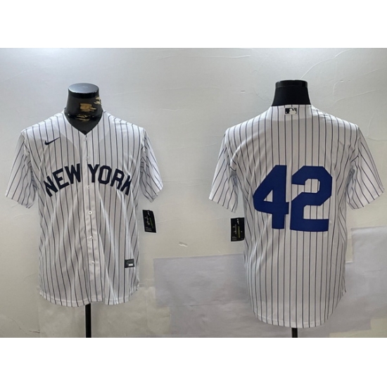 Men New York Yankees 42 Jackie Robinson White Cool Base Stitched Jersey 1 Men New York Yankees 42 Jackie Robinson White Cool Base Stitched Jersey 1