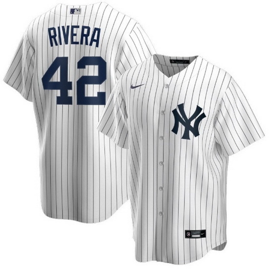 Men New York Yankees 42 Mariano Rivera White Cool Base Stitched Baseball jersey Men New York Yankees 42 Mariano Rivera White Cool Base Stitched Baseball jersey