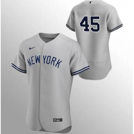 Men New York Yankees 45 Gerrit Cole Nike Gray 2021 Field of Dreams Game MLB Stitched Jersey Men New York Yankees 45 Gerrit Cole Nike Gray 2021 Field of Dreams Game MLB Stitched Jersey