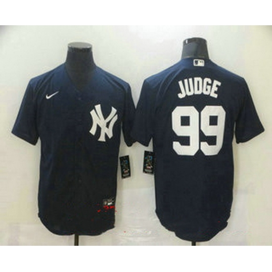 Men New York Yankees 99 Aaron Judge Navy Blue Stitched MLB Nike Cool Base Jersey Men New York Yankees 99 Aaron Judge Navy Blue Stitched MLB Nike Cool Base Jersey