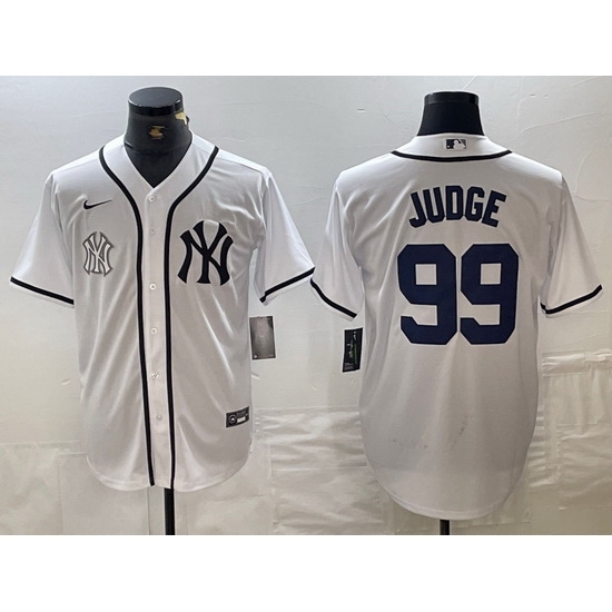 Men New York Yankees 99 Aaron Judge White Cool Base Stitched Baseball Jersey 10 Men New York Yankees 99 Aaron Judge White Cool Base Stitched Baseball Jersey 10