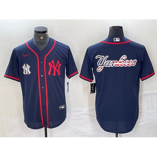 Men New York Yankees Big LOGO Navy Cool Base Stitched Baseball Jersey 28 Men New York Yankees Big LOGO Navy Cool Base Stitched Baseball Jersey 28