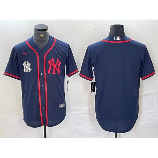 Men New York Yankees Big LOGO Navy Cool Base Stitched Baseball Jersey 30 Men New York Yankees Big LOGO Navy Cool Base Stitched Baseball Jersey 30