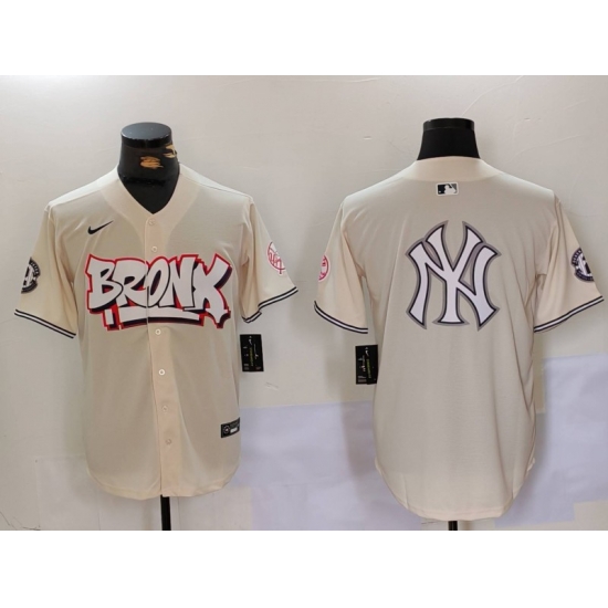 Men New York Yankees Blank Cream The Bronx Graffiti V2 Vapor Limited Stitched Baseball Jersey 1 397 Men New York Yankees Blank Cream The Bronx Graffiti V2 Vapor Limited Stitched Baseball Jersey 1 397