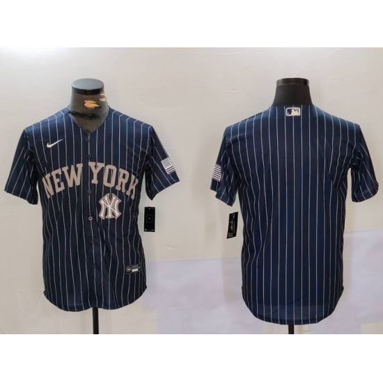 Men New York Yankees Navy Team blank Cool Base Stitched Baseball Jersey Men New York Yankees Navy Team blank Cool Base Stitched Baseball Jersey