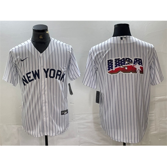 Men New York Yankees Team Big Logo White Cool Base Stitched Baseball Jersey 3 Men New York Yankees Team Big Logo White Cool Base Stitched Baseball Jersey 3
