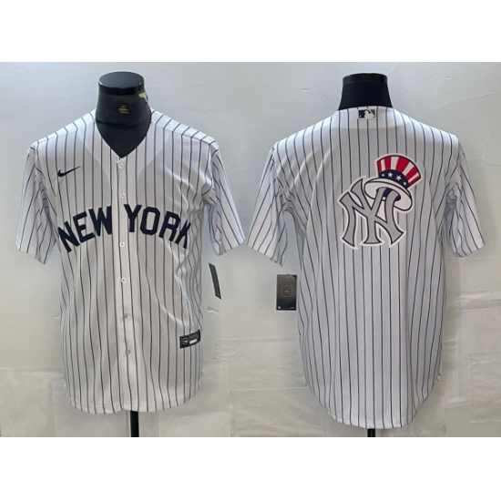 Men New York Yankees Team Big Logo White Cool Base Stitched Baseball Jersey Men New York Yankees Team Big Logo White Cool Base Stitched Baseball Jersey