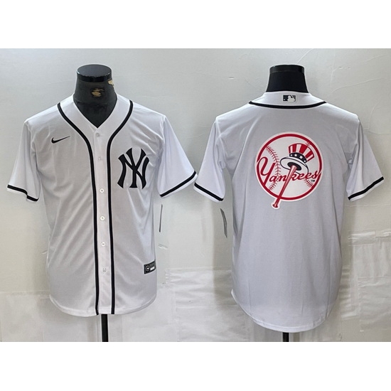 Men New York Yankees White Team Big Logo Cool Base Stitched Baseball Jersey 13 Men New York Yankees White Team Big Logo Cool Base Stitched Baseball Jersey 13