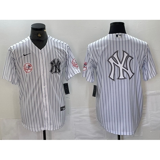 Men New York Yankees White Team Big Logo Cool Base Stitched Baseball Jersey 14 Men New York Yankees White Team Big Logo Cool Base Stitched Baseball Jersey 14