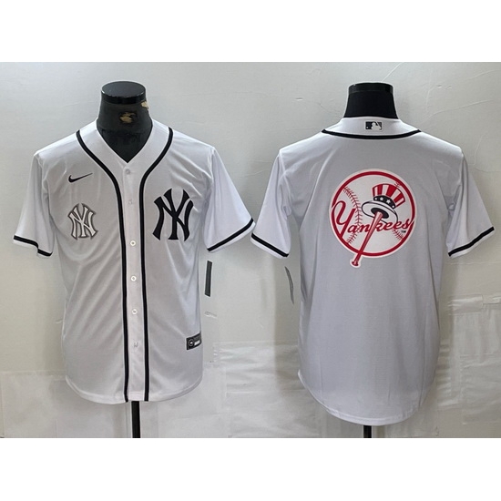 Men New York Yankees White Team Big Logo Cool Base Stitched Baseball Jersey 31 Men New York Yankees White Team Big Logo Cool Base Stitched Baseball Jersey 31