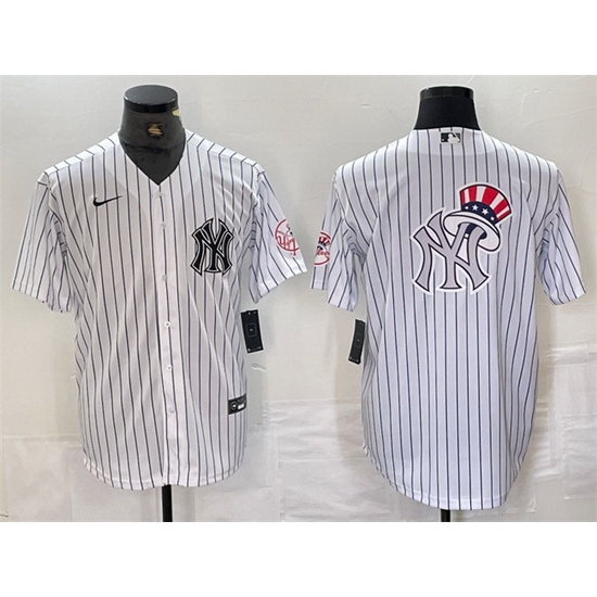 Men New York Yankees White Team Big Logo Cool Base Stitched Baseball Jersey 3 Men New York Yankees White Team Big Logo Cool Base Stitched Baseball Jersey 3