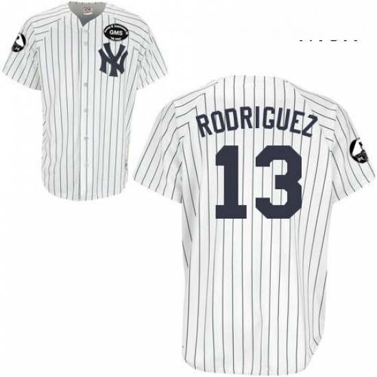 Mens Majestic New York Yankees 13 Alex Rodriguez Authentic White GMS The Boss MLB Jersey Mens Majestic New York Yankees 13 Alex Rodriguez Authentic White GMS The Boss MLB Jersey