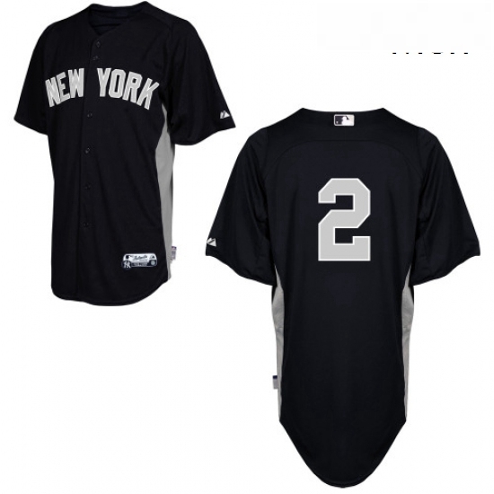 Mens Majestic New York Yankees 2 Derek Jeter Authentic Black 2011 Road Cool Base BP MLB Jersey Mens Majestic New York Yankees 2 Derek Jeter Authentic Black 2011 Road Cool Base BP MLB Jersey