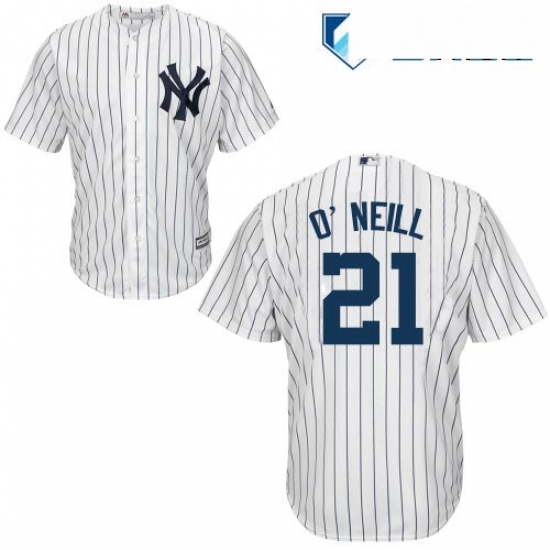 Mens Majestic New York Yankees 21 Paul ONeill Replica White Home MLB Jersey Mens Majestic New York Yankees 21 Paul ONeill Replica White Home MLB Jersey