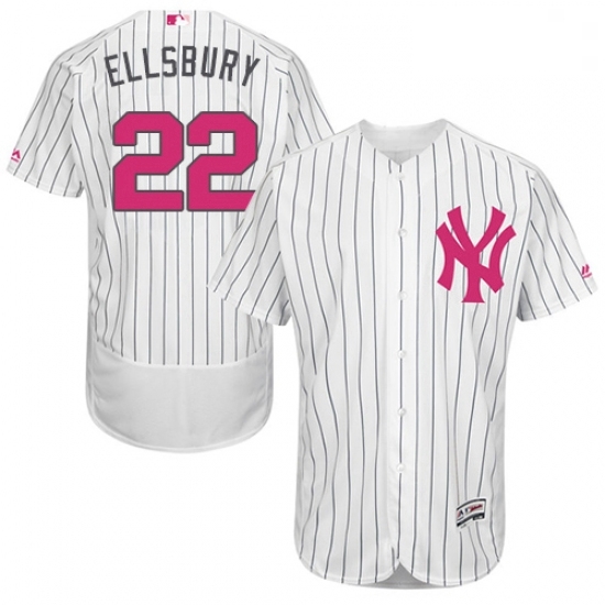 Mens Majestic New York Yankees 22 Jacoby Ellsbury Authentic White 2016 Mothers Day Fashion Flex Base Jersey Mens Majestic New York Yankees 22 Jacoby Ellsbury Authentic White 2016 Mothers Day Fashion Flex Base Jersey